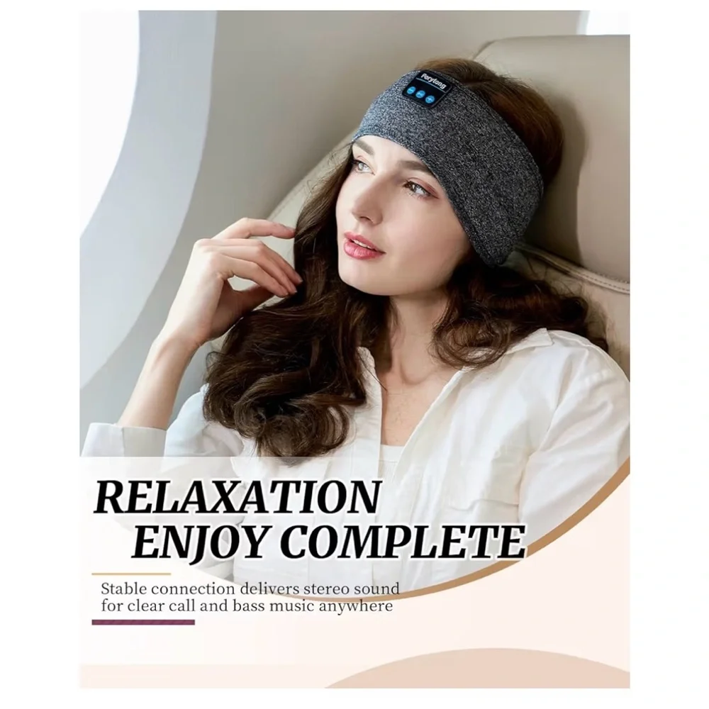 Gray Bluetooth Headband